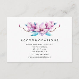 Inkvarteren i Blommigt Bröllop Tilläggskort