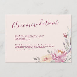 Inkvartering av blommigt i rumstemperatur för rums tilläggskort