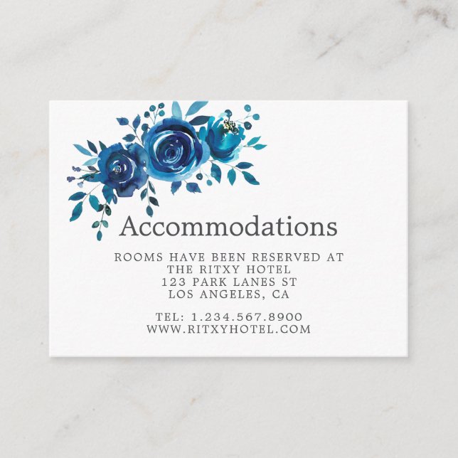 Inkvartering i Bröllop i sjön och vitt vatten Tilläggskort (Framsida)