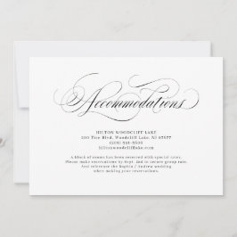 Inkvarteringar för klassisk elegant-kalligrafi i b inbjudningar