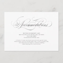 Inkvarteringar för klassisk elegant-kalligrafi i b tilläggskort