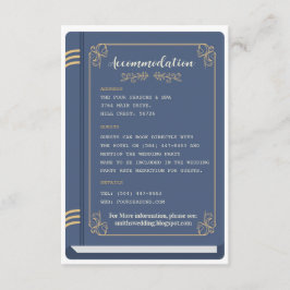 Inkvarteringen bibliotek Bröllop i Bokar Kärlek Tilläggskort