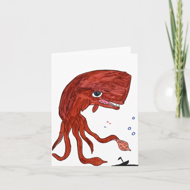 Inkwhaleken Card Tack Kort (Framsida)