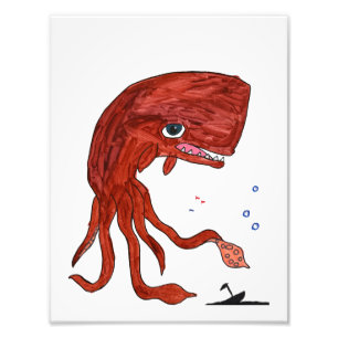 Inkwhaleken Print Fototryck