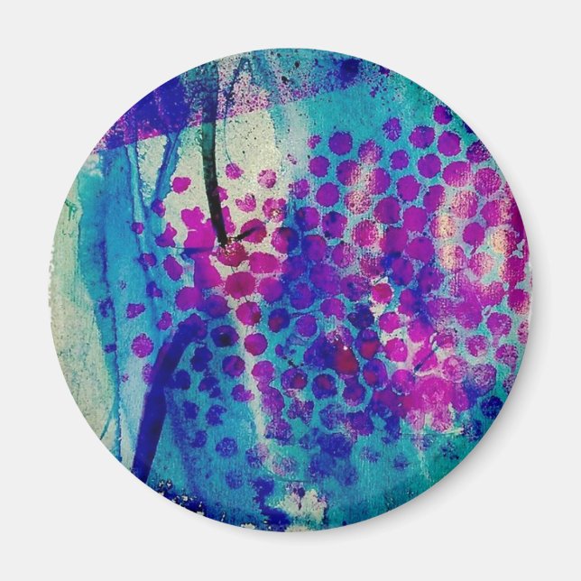 Inky-Abstrakt Magnet (Framsidan)