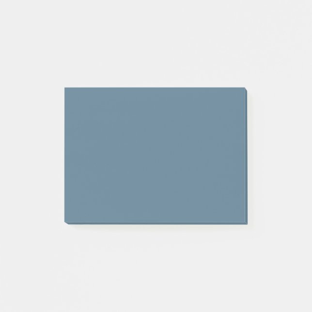 Inky Blue Solid Färg Post-it Block (Framsida)