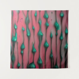 Inky Expression - Abstrakt Rosa Art Print