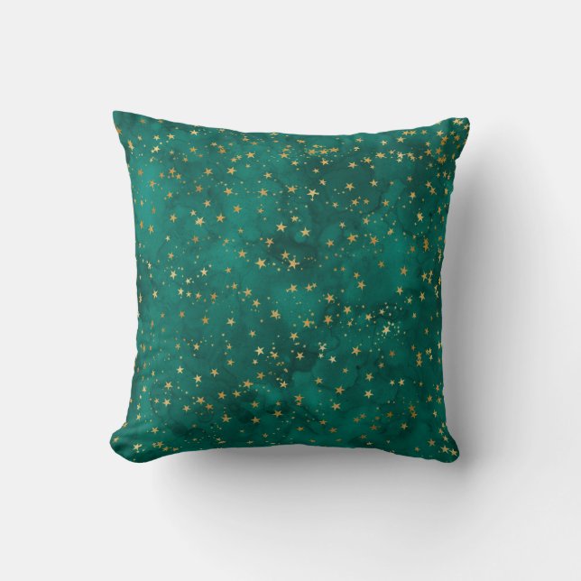 Inky Stars Throw Pillow Kudde (Framsida)