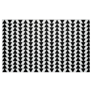 Inky Triangles - svartvitt Tyg