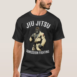 Inlaga Gorilla Brazilian Jiu Jitsu MMA Grappli T Shirt