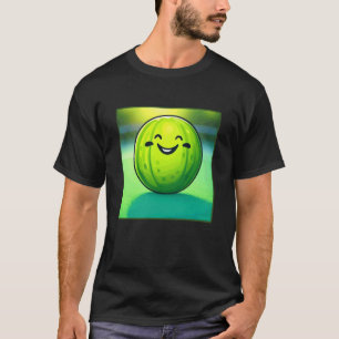Inlagd Boll Rolig Pickleball T Shirt