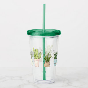 Inlagd växtTumbler Take Away Mugg