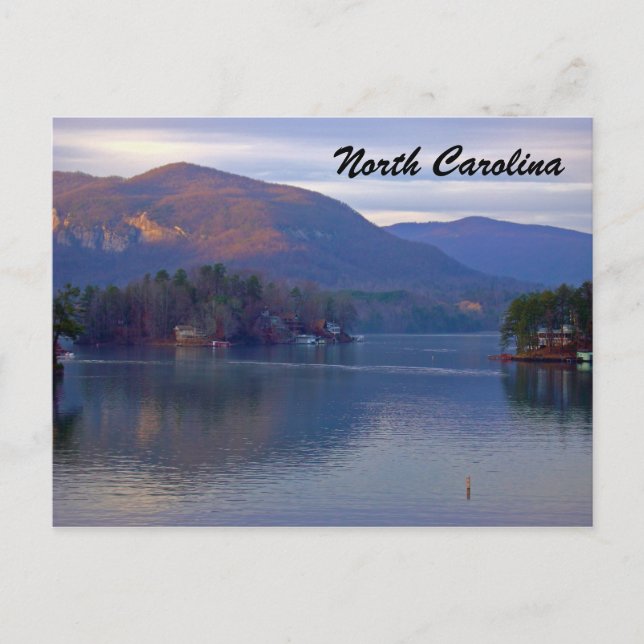 Inläggskort för bergsvy vykort (Framsida)