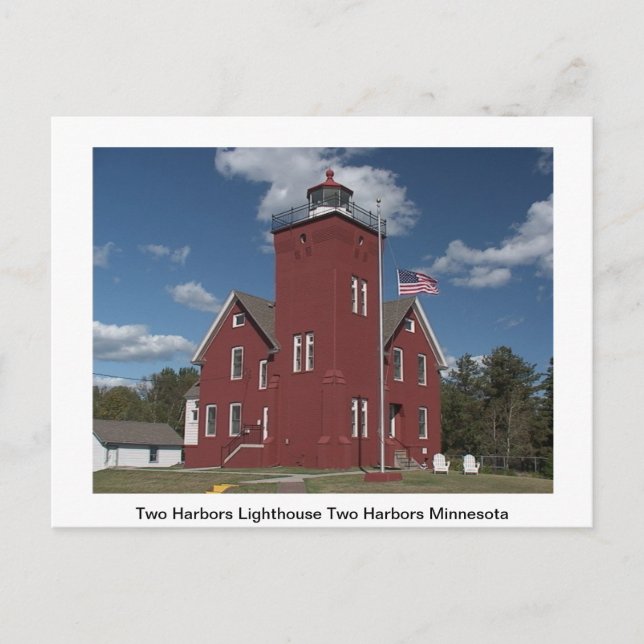 Inläggskort för fyr vykort (Framsida)