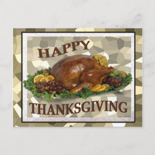 Inläggskort för happy thanksgiving Önskemål - Anpa Helg Vykort