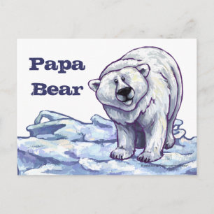 Inläggskort för polar Pappa Vykort
