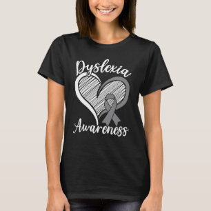 Inlärning av Dyslexia Awareness Reorder Disab T Shirt