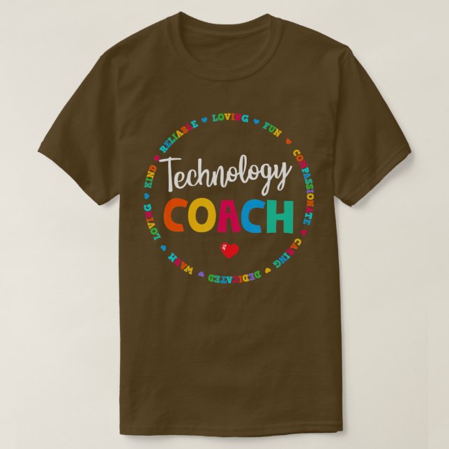 Inlärning av teknisk utbildning för lärare med tek t shirt (Design framsida)