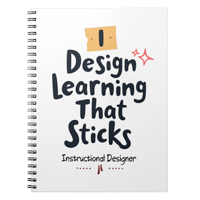 Inlärning Som Sittar – Instruktionsdesigner Anteckningsbok (Framsidan)