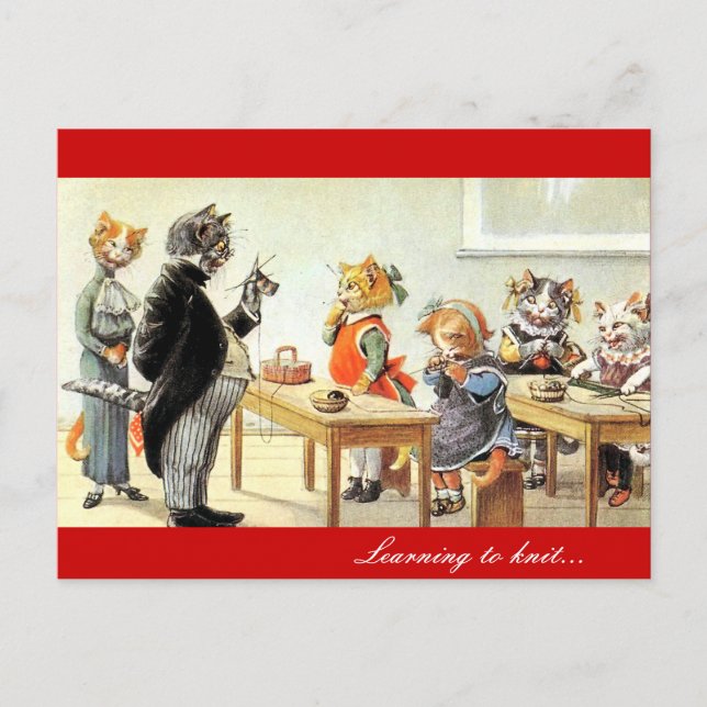 Inlärning till Sticka Vykort (Framsida)
