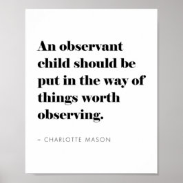 Inlärningsinspirerande modern, minimalistisk Poste Poster