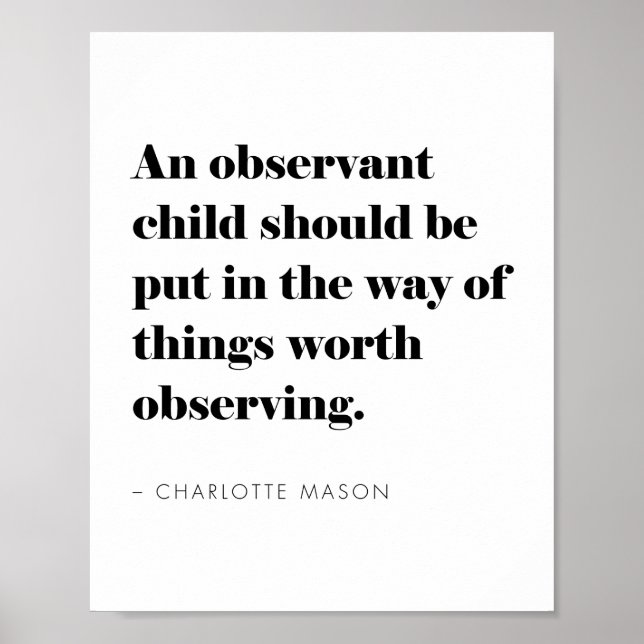 Inlärningsinspirerande modern, minimalistisk Poste Poster (Framsidan)