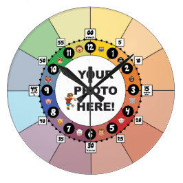 Inlärningsklocka, för barn (stor) stor klocka