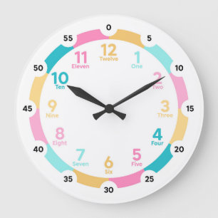 Inlärningsklockor - sötat fett stor klocka