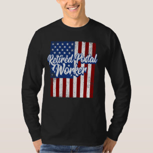 Inlärningsmannen Pension, pensionerad postal Worke T Shirt