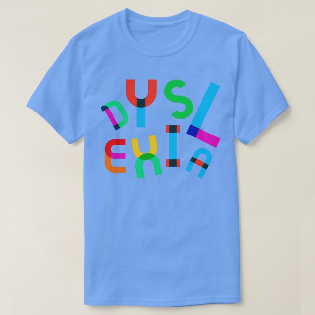 Inlärningssvårigheter för psykisk hälsa Dysl T Shirt (Design framsida)