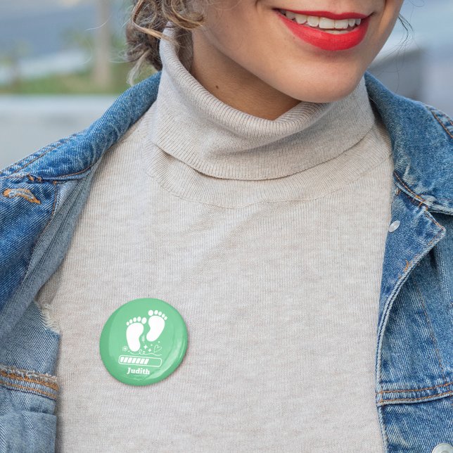 Inläsning av grönt Baby Knapp (Skapare uppladdad)