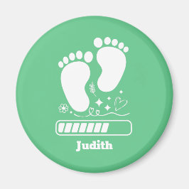 Inläsning av grönt Baby Magnet