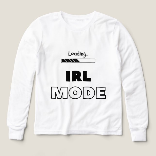 Inläsning av IRL-läge Pub T Shirt (Design framsida)