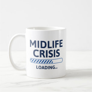 Inläsning av Midlife-kris Kaffemugg