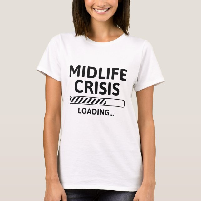 Inläsning av Midlife-kris T Shirt (Framsida)