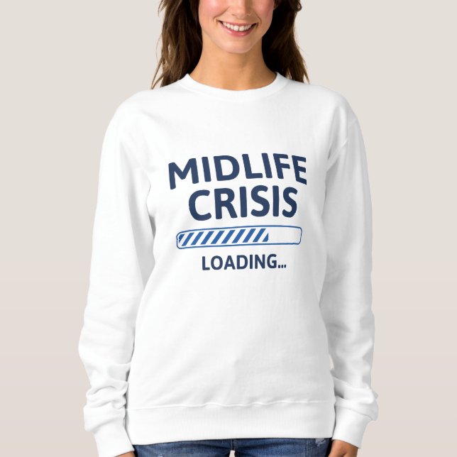 Inläsning av Midlife-kris T Shirt (Framsida)