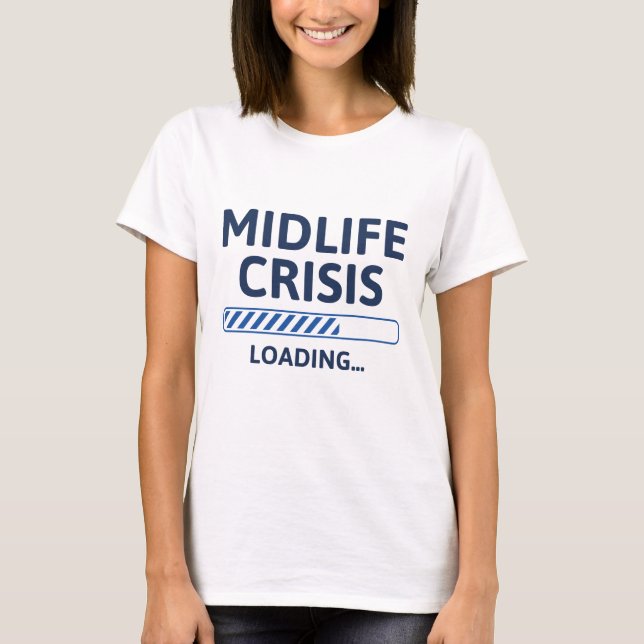 Inläsning av Midlife-kris T Shirt (Framsida)