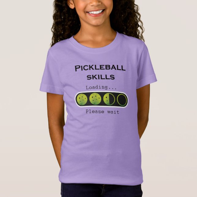 Inläsning av Pickleball-kunskaper - T Shirt (Framsida)