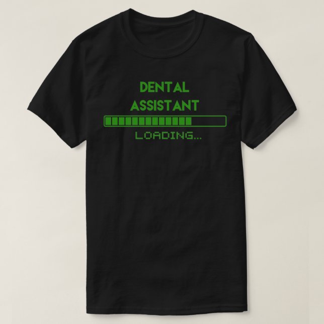 Inläsning av tandassistent t shirt (Design framsida)