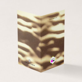 Inläsning av Visning-kort med Logotypen Visitkort