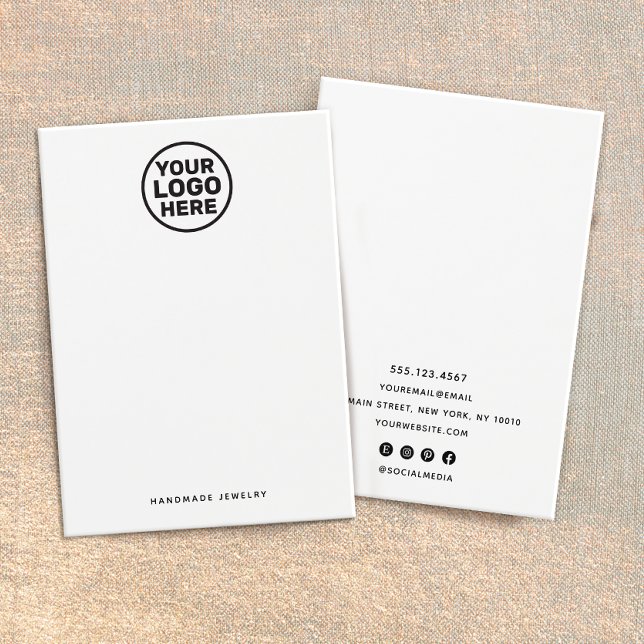 Inläsning, lägg till Visning för Logotyp Visitkort (Skapare uppladdad)