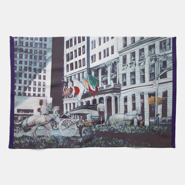 Inläsning med personlig bild kökshandduk (Horisontell)