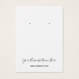 Inläsningskort för Anpassningsbar av elegant-skrip Visitkort