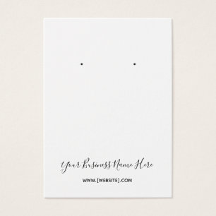 Inläsningskort för Anpassningsbar av elegant-skrip Visitkort