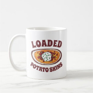 Inläst potatiskräck-Skinsar Snack Food Appetizer B Kaffemugg