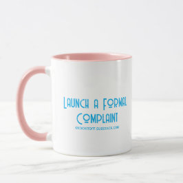 Inled en formell klagan mugg