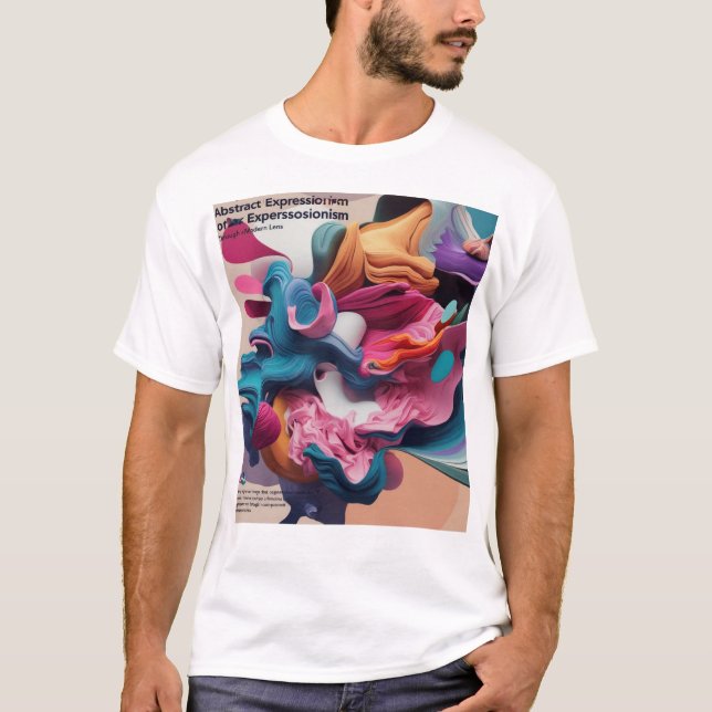 Inledande Abstrakt Art Collection 🎨 #Abstrakt #Ar T Shirt (Framsida)