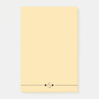 Inledande anteckningsblock post-it block