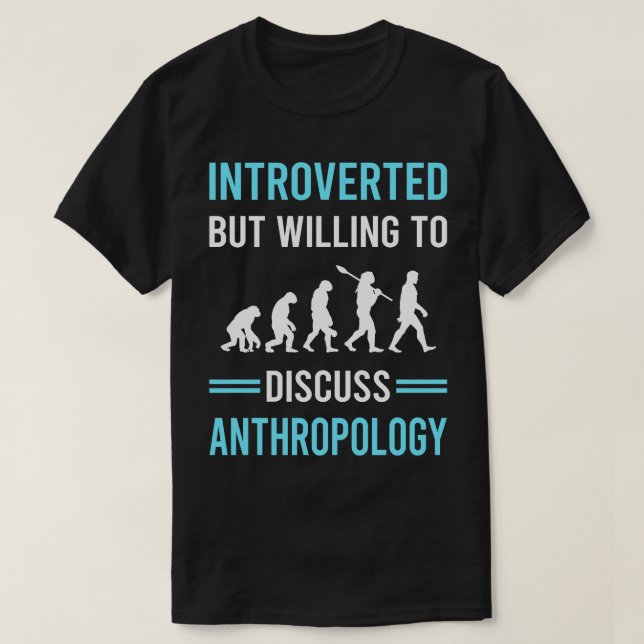 Inledande antropologi Antropolog T Shirt (Design framsida)