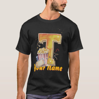 Inledande biograf T popcorn biljett Shirt